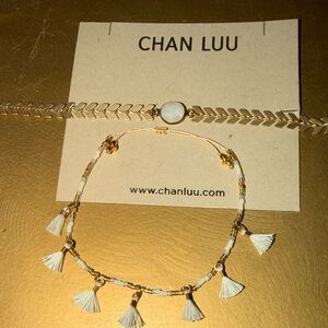 New Chan Luu moonstone bracelet set